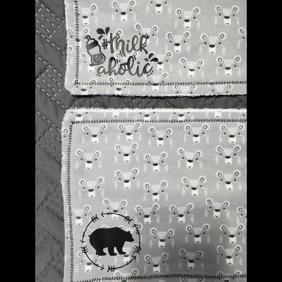 Handmade Baby Burpcloth Rag - Picture 3 of 3